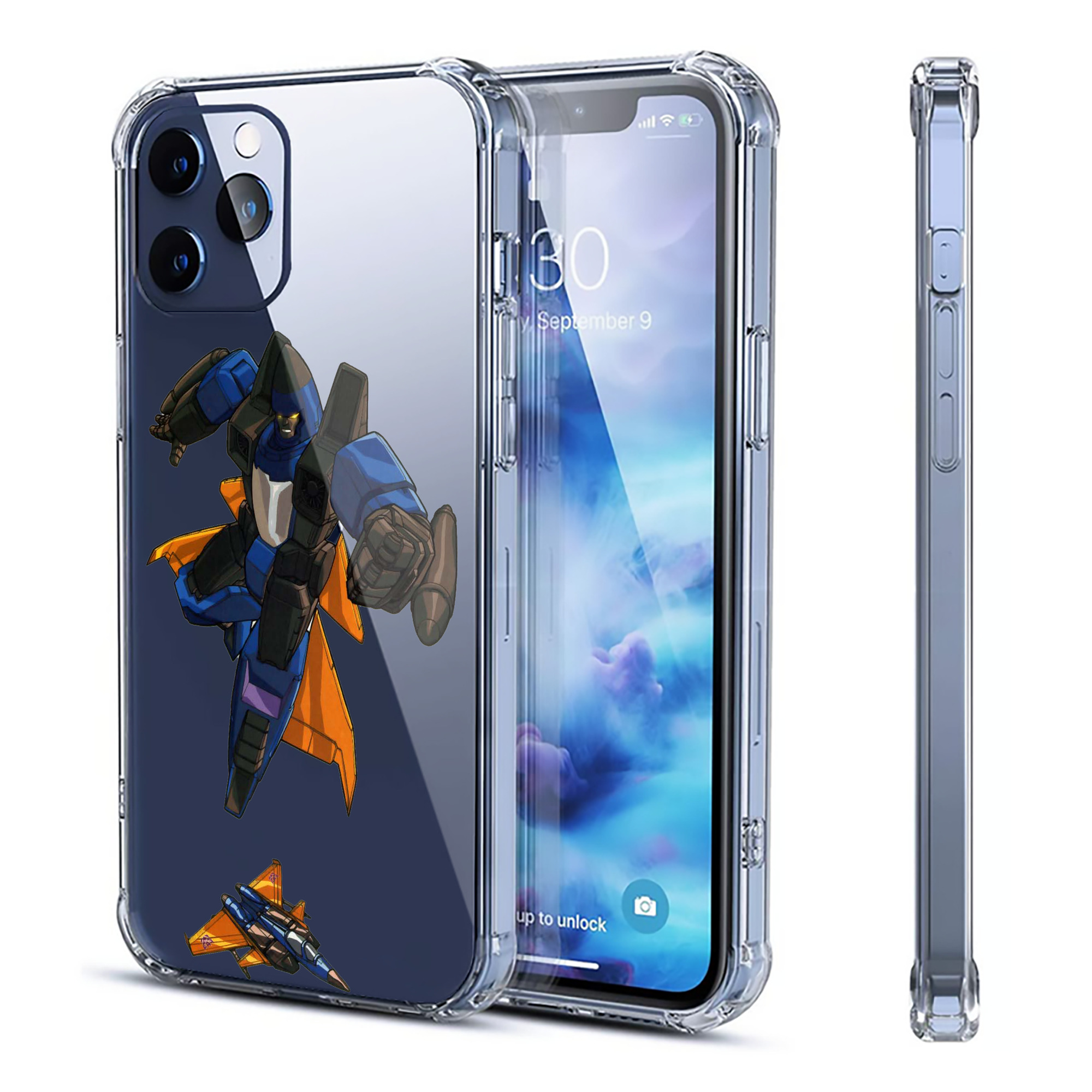 （画像用）  【iPhone 12シリーズ対応】透明スマホケース（クリアソフトケース）